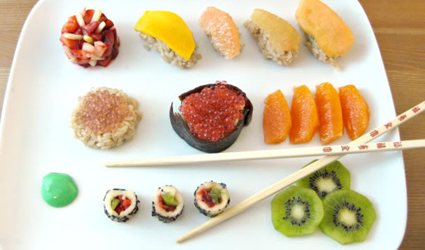 Frushi: el sushi ahora es con fruta - Cocina