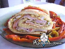 Arrollado de jamón