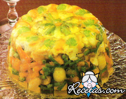 Aspic de verduras