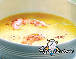 Bisque de langostinos