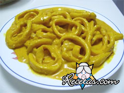 Calamares al curry