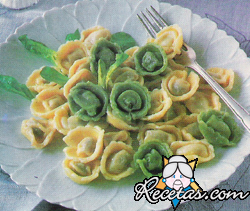 Cappellettini de ricota y verdura