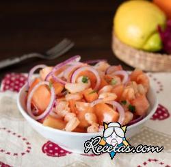 Ceviche de camarones