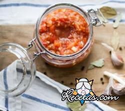 Chutney de calabaza y cebolla con jengibre y pasas