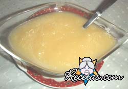 Crema de manzana