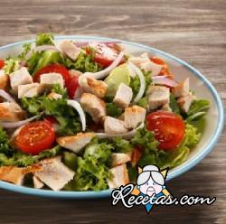 Ensalada agridulce de pollo