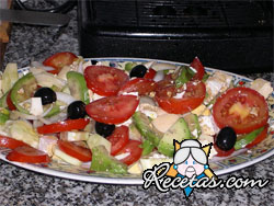 Ensalada con queso de cabra