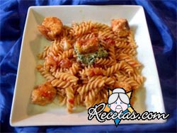 Fusilli con berberechos