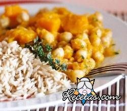 Garbanzos al curry