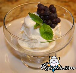 Helado de castañas