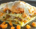 Lasagna de conejo y hortalizas