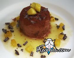 Marquesa de chocolate y mango