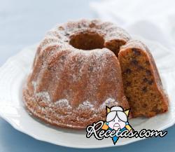 Pastel de café y chips de chocolate