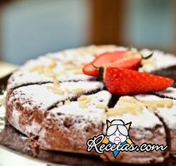 Pastel de fresas