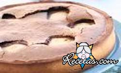 Pastel de peras y chocolate