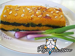 Pastel vegetariano