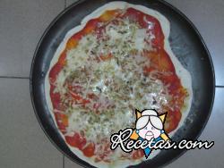 Pizza margarita casera