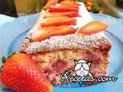 Plumcake de fresas y ricota