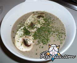 Crema de Pleurotus (Hongos)