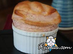 Souffle caliente de frutillas