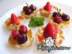 Tarteletas de frutas