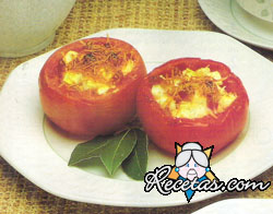 Tomates al queso