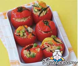 Tomates rellenos a la siciliana