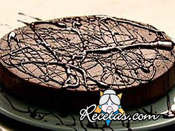 Torta helada de chocolate