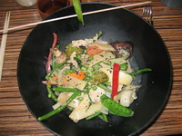 Verduras al wok