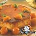 Flan de duraznos